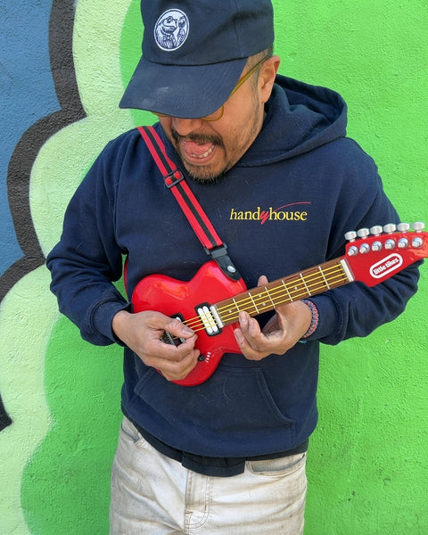 Little Tikes Red Toy Electric Guitar, Works!