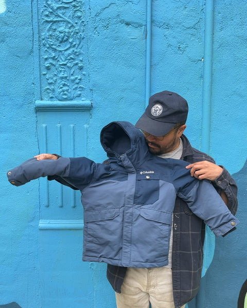 Columbia Kids Blue Winter Jacket, Size XS