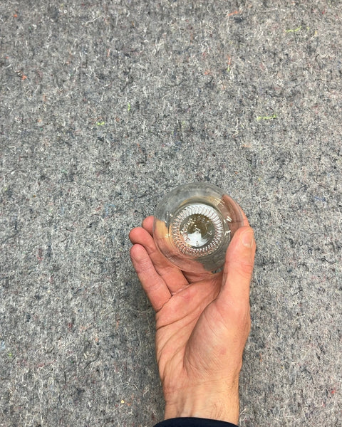 Vintage-style Clear Glass Bottle With A Cork Stopper