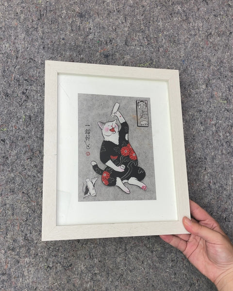 Japanese Cat Art Print