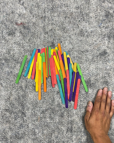 Colorful Craft Sticks