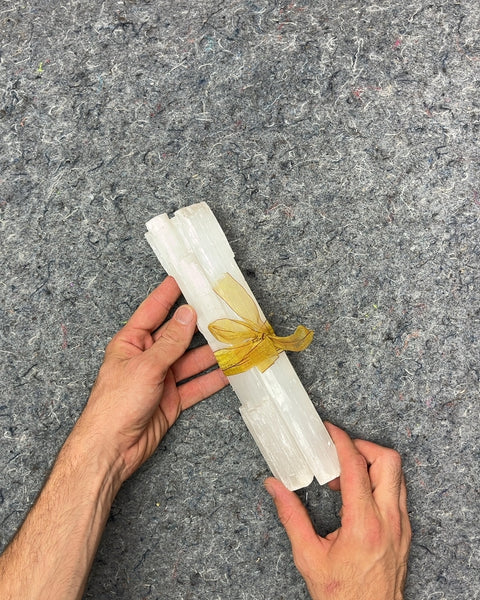 Selenite Crystal Wand Bundle