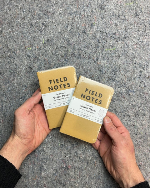 Field Notes Graph Paper Memo Books, Set of 6