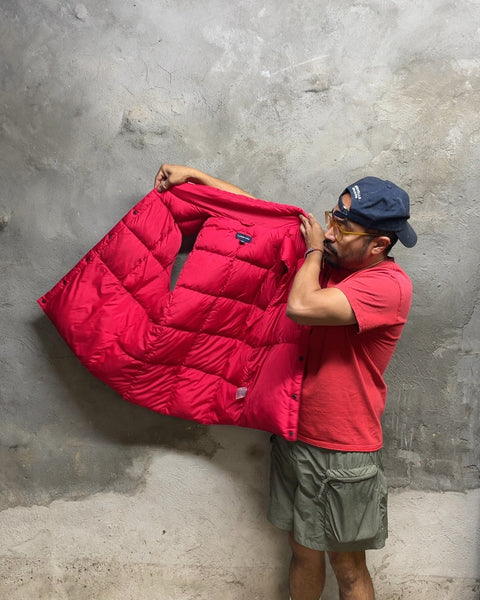 Lands' End Red Puffer Vest, Size M