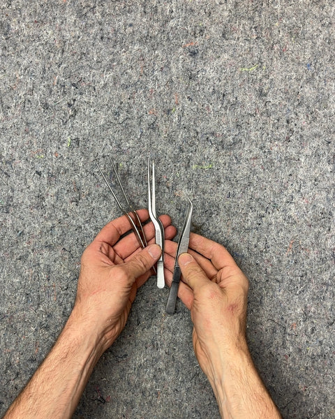 Stainless Steel Kitchen Tweezers Set