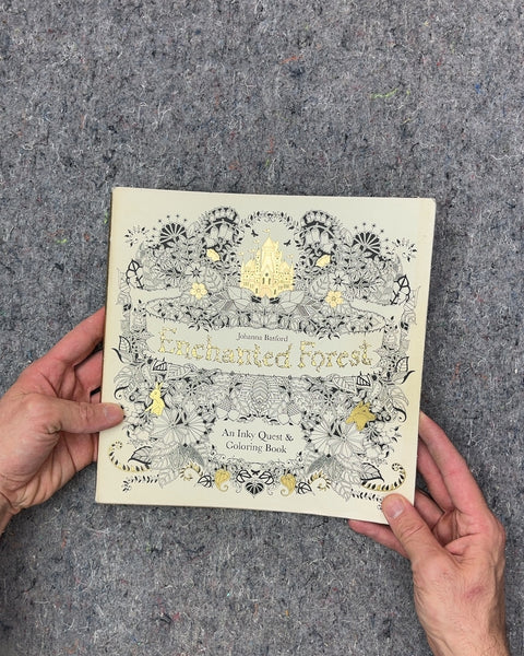 Enchanted Forest An Ink Quest & Coloring Book by Johanna Basford