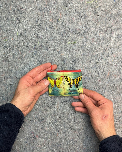 Butterfly Days of the Week Coin Purse