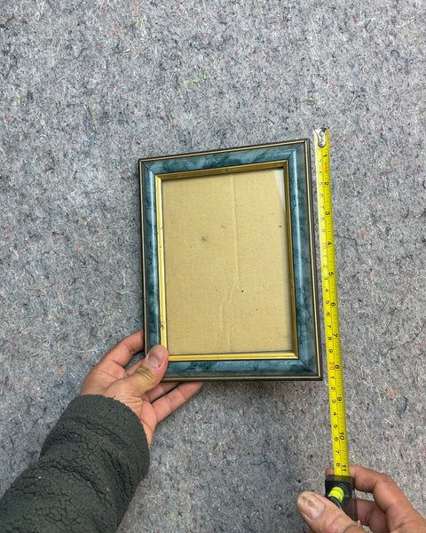 Teal & Gold Picture Frame, 5x7"