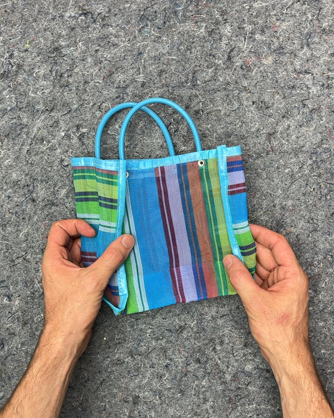 Petite Ganache Striped Mini Tote Bag