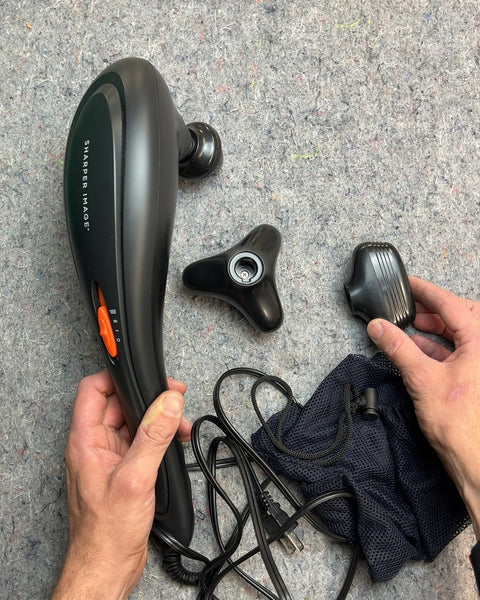 Sharper Image Handheld Massager with Attachments