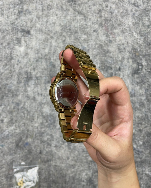 Michael Kors Gold Tone Watch, 8 in
