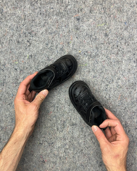 Nike Black Baby Shoes, Size US 6C or EU 22