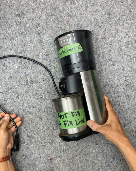 OXO Electric Coffee Grinder with a Wee Crack