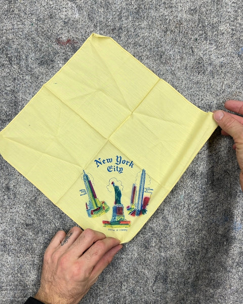 Vintage New York City Souvenir Handkerchief