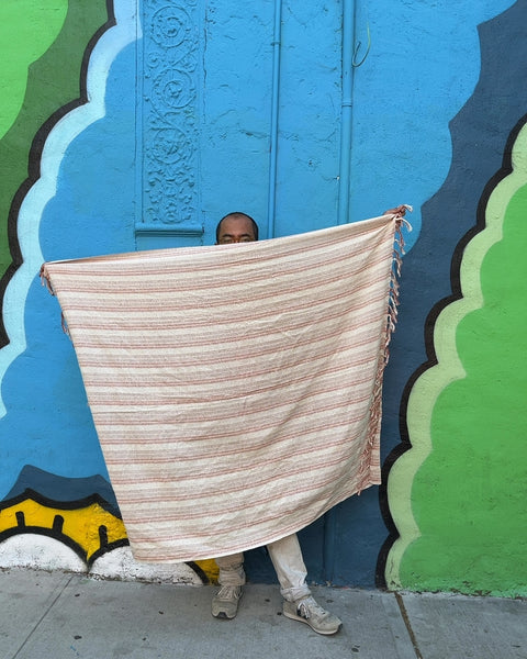 Striped Beach Throw Blanket