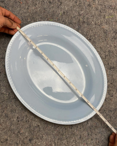 Homer Laughlin Oval Serving Platter, 14"
