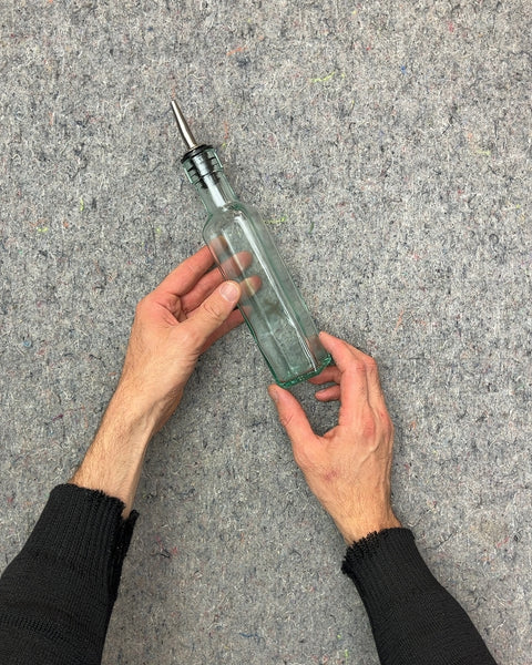 Glass Oil Dispenser Bottle with Pour Spout