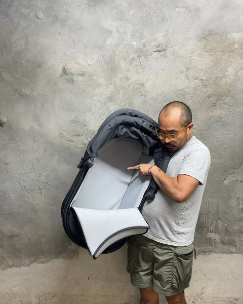 Uppababy Black Baby Bassinet