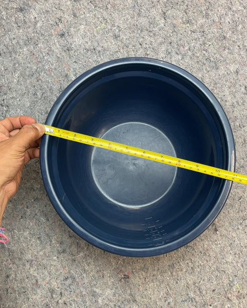 Blue Plastic Mixing Bowl