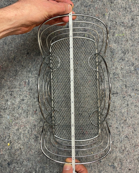 Silver Metal Wire Basket For Your Bananas Or Something