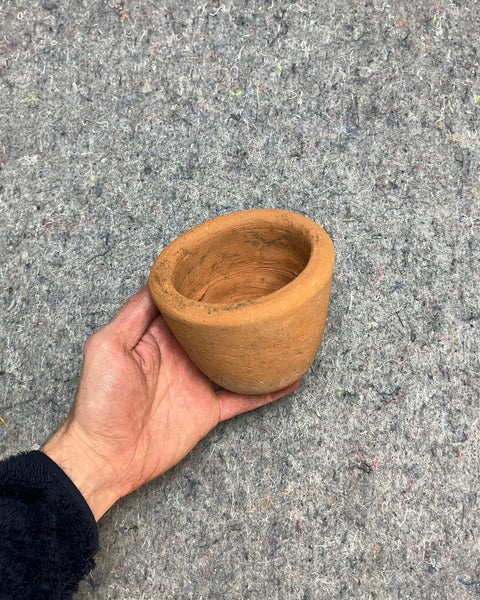 Cute Terracotta Clay Pot From Mexico, 5"