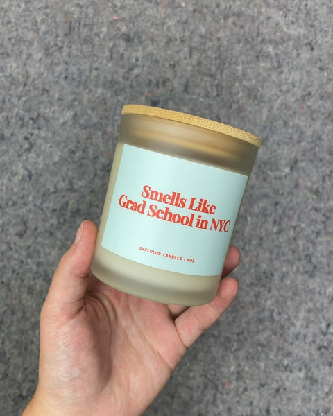 Offcolor Candles Smells Like Grad School in NYC Candle, 8oz