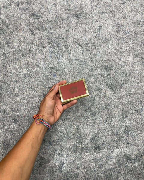 Vintage Gold Tone Business Card Case