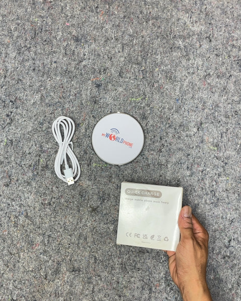 My World Phone Quick Charge Wireless Charger