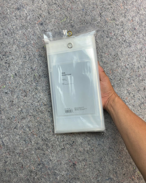 Made By Design PEVA Clear Shower Liner, 71x71"