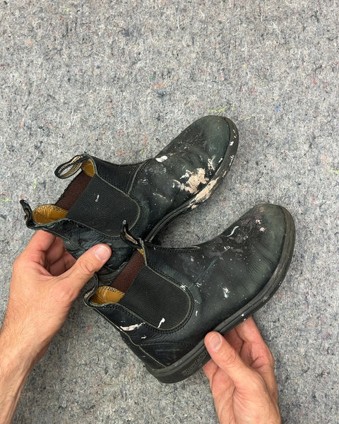 Blundstone Chelsea Boots With Paint Stains, Size US 5W