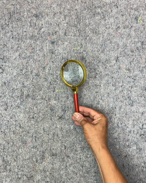 Magnifying Glass with Red Handle