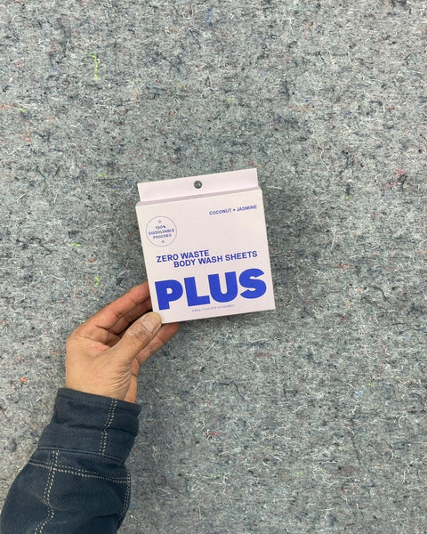 Plus Zero Waste Body Wash Sheets