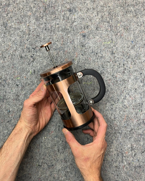 Copper French Press Coffee Maker