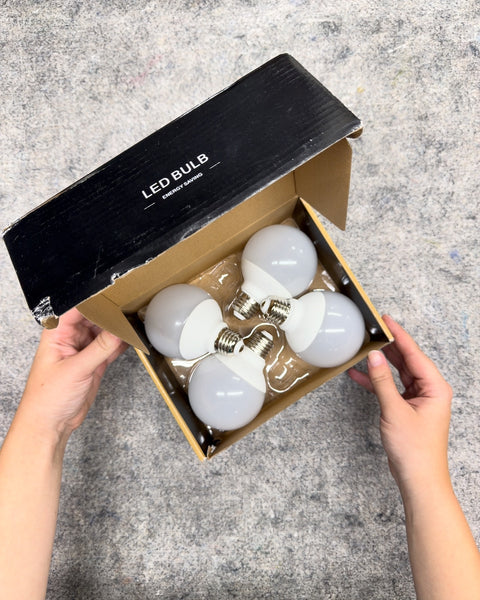 G25 LED Globe Light Bulbs, 4-Pack