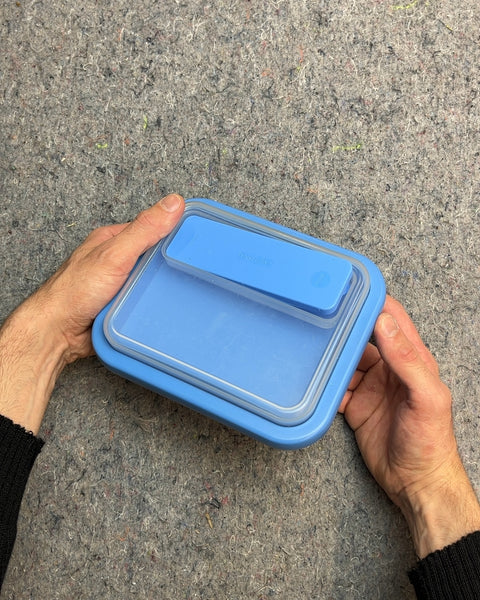 Blue Collapsible Food Storage Container