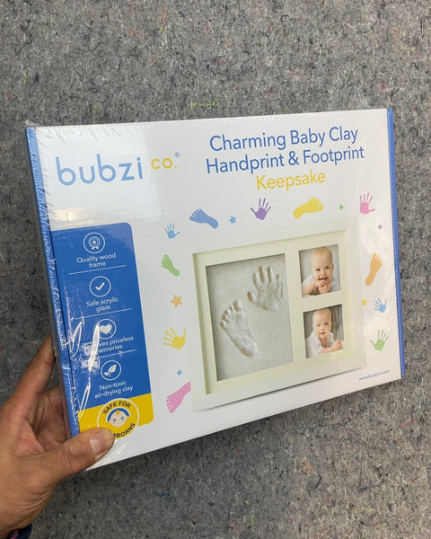 Bubzi Co. Baby Handprint & Footprint Keepsake