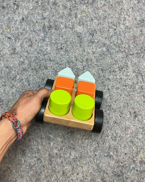 Wooden Shape Sorter Truck Toy