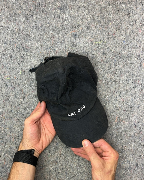 Cat Dad Black Baseball Cap