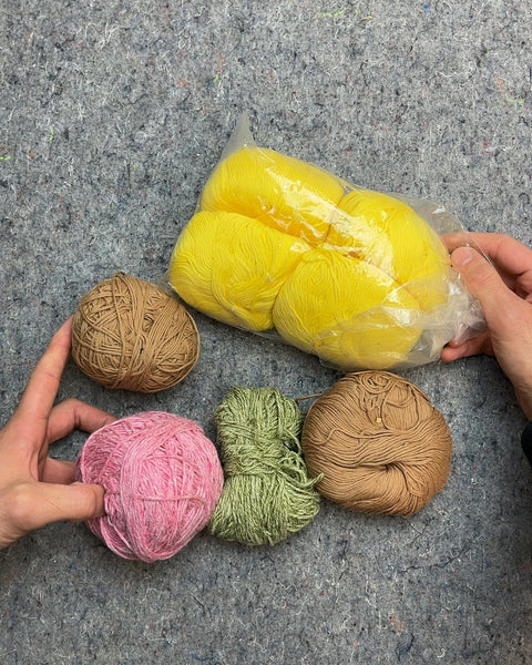 Lot Of Mixed Color Yarn